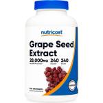 Nutricost Антиоксидантна защита - Гроздово семе (екстракт), 240 капсули (73394 (440101) nc)