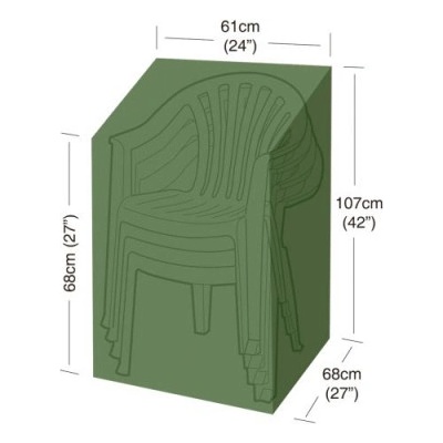 MAT GROUP Plachta krycí na 4 zahradní židle 61x68x107cm, PE 90g/m2