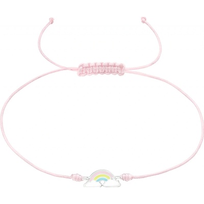 Majya náramek růžový s přívěskem DUHA 10622