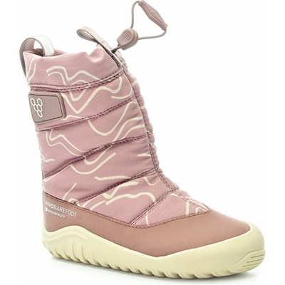 Barefoot Vivobarefoot Tracker Boot At Twilight Mauve ružové
