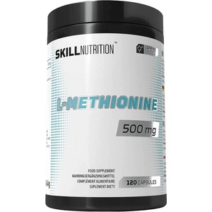 Skill Nutrition L-Methionine 500 mg, 120 Vegan Capsules