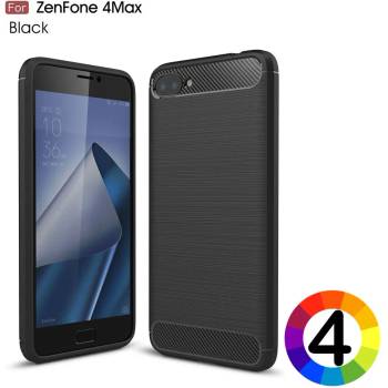 ASUS ZenFone 4 Max ZC554KL Удароустойчив Carbon Fiber Калъф и Протектор