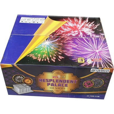 RESPLENDENT PALACE složený ohňostroj 108 výstřelů cal. 20-30 mm