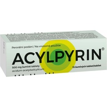 ACYLPYRIN POR 500MG TBL EFF 15