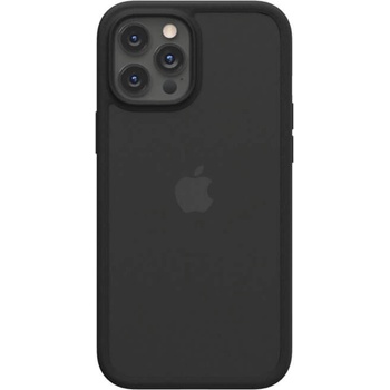 SwitchEasy AERO Plus Case - тънък хибриден кейс 0.38 мм. съвместим с MagSafe за iPhone 12 Pro Max (черен)
