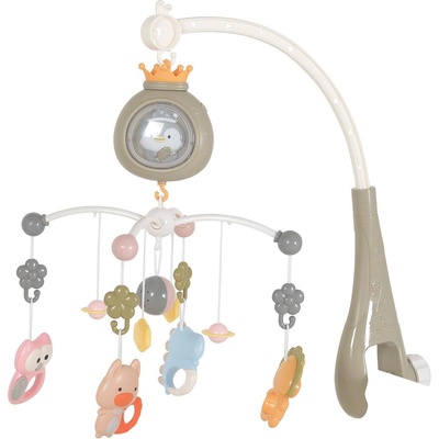 Moni Toys Въртележка Пингвин сив (111565)