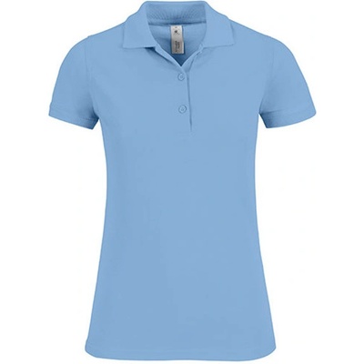 B&C dámská polokošile PW457 Sky Blue