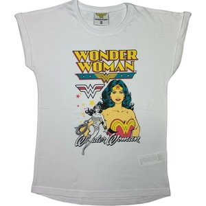 EPlus Тениска за момиче - Wonder Woman бяла Размер - деца: 152