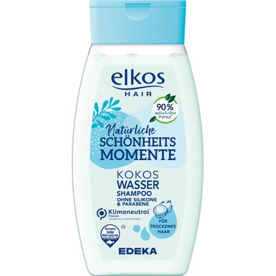 Elkos Hair šampon na suché vlasy s kokosovou vodou 250 ml