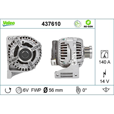 Alternátor VALEO 437610
