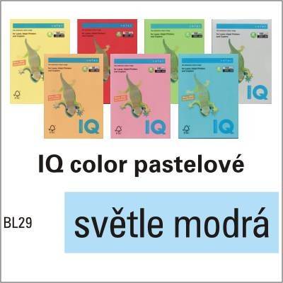 IQ Color A3 80g BL29 světle modrá 500 listů