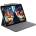 Logitech Slim Keyboard Folio UK - безжична клавиатура, кейс и поставка за iPad 10 (2022) (сив)