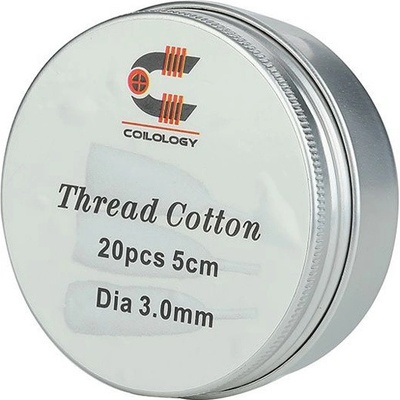 Coilology Přírodní vata Thread Cotton 20ks – Zboží Dáma