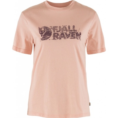 FJÄLLRÄVEN Lush Logo T-shirt W Chalk Rose