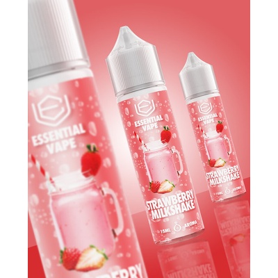 Bombo Essential Vape Strawberry Milkshake 15ml/60ml