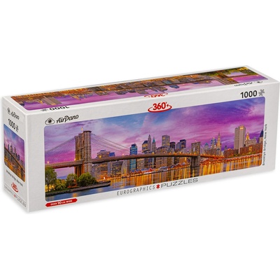 EUROGRAPHICS Панорамен пъзел Eurographics от 1000 части - Бруклинският мост, Ню Йорк (60105301)
