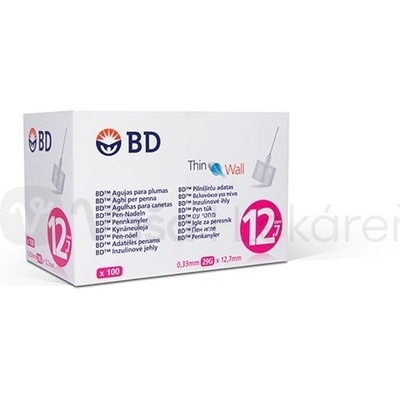 BD Inzulinové jehly 0,33 x 12 .7 mm 29 G 100 ks