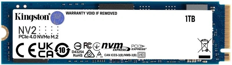 Kingston NV2 1TB M.2 PCIe NVMe (SNV2S/1000G)