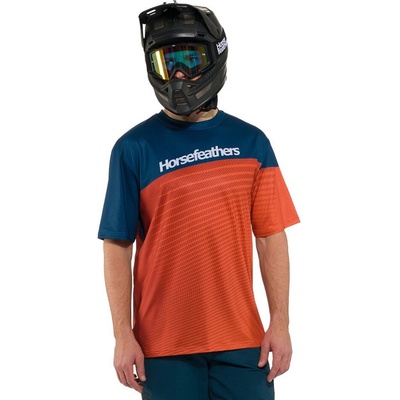 Horsefeathers Quantum Petrol/Burnt Orange