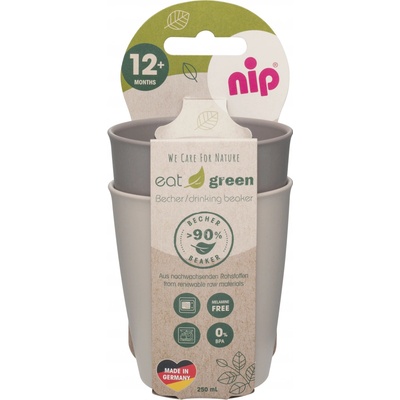 Nip Green line kalíšek 2ks grey/brown 250 ml