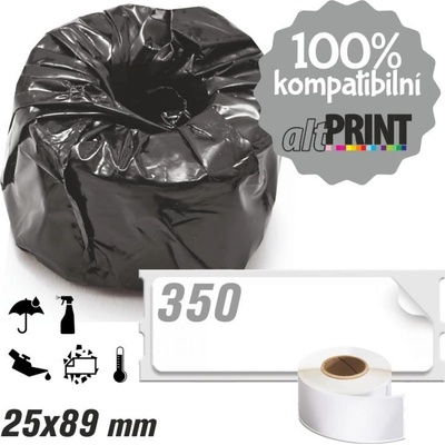 Štítky AltPrint[Dymo] LW Durable - odolné, 25x89, 350ks