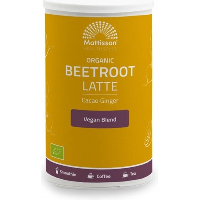 Mattisson BIO Latte z červené řepy Zázvorové kakao 160 g