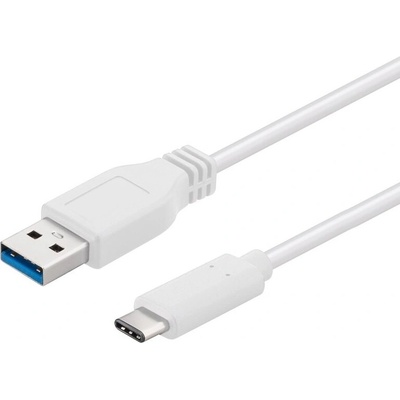 PremiumCord ku31ca2w USB-C/male - USB 3.0 A/Male, 2m, bílý