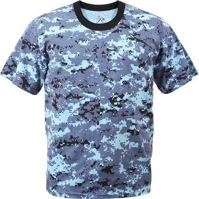 Tričko Rothco sky blue camo digital – Zboží Mobilmania