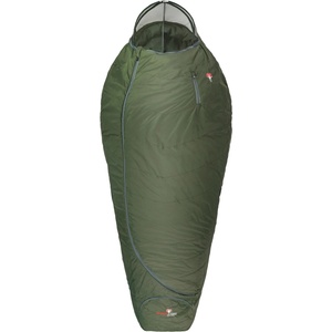 Grüezi bag Пухен спален чувал Grüezi bag Biopod Wolle Survival Ice XXL Down sleeping bag - Greenery - размер 205 cm (513-1561-0111) Спален чувал