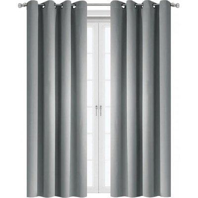 BytoTex Zatemňovací závěsy Blackout 100% ZG-1, 140x250 cm-světle šedá