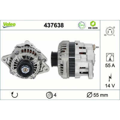 generátor VALEO 437638