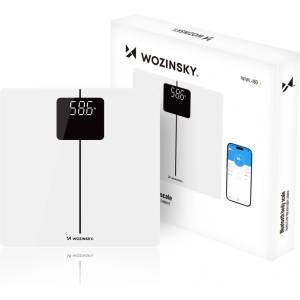 Wozinsky WIWL-180 Умна Bluetooth везна за баня - бяла (5907769388026)