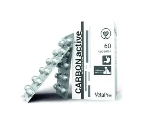 VetaPro CarbonActive 60 kapsúl