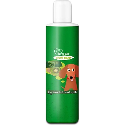 Over Zoo Kiwi šampón pre krátkosrsté psy 200 ml
