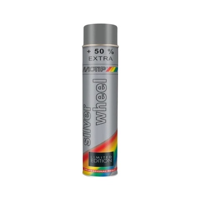 Motip lak na disky kol stříbrná lesk 600 ml