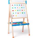 Woodyland Двустранна дъска за писане Woody - С ролка хартия и магнитни букви (90108)