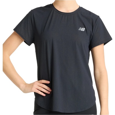New Balance Дамска тениска New Balance Women's Race Day Ultra Light T-Shirt Running shirt - Black - размер XS (916-4745-0111)