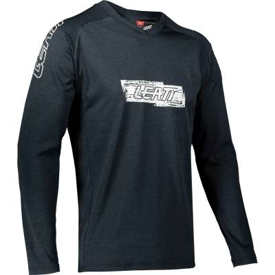 Leatt Фланелка с дълъг ръкав за колоездене Leatt MTB Gravity 2.0 Jersey Cycling jersey - Black II (056-3359-0311)