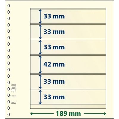 Lindner 802603 - 6 kapes (33 mm) Velikost balení: 1 ks