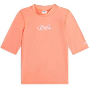O'Neill Детска плажна тениска от ликра O'Neill Kid's Skins S/S Lycra - Funky Peach - размер 12 (US) (750-2907-0314)