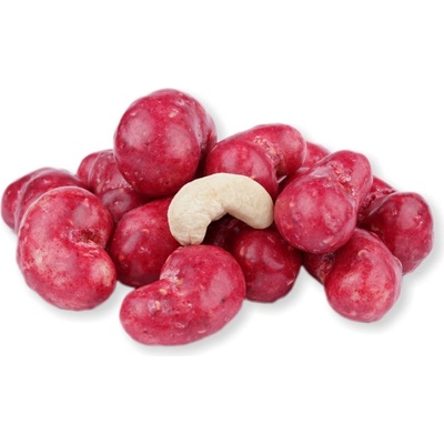 Ochutnej Ořech Kešu ořechy MALINOVÉ v bílé čokoládě 250 g