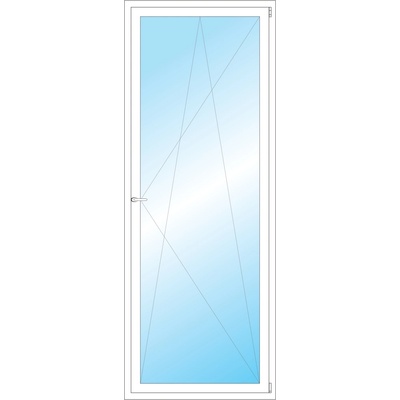OKNA HNED Plastové okno 91x239 cm bílé otevíravé a sklopné pravé
