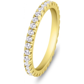 Brilio Silver strieborný prsteň so zirkónmi RI085Y