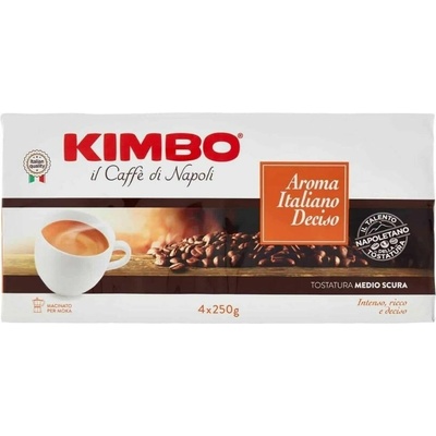 Kimbo Aroma Italiano Deciso mletá 4 x 250 g