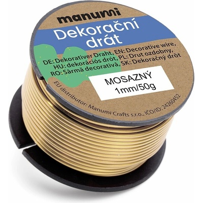 Hobby dráty Mosazný drát 1mm/50g – Zbozi.Blesk.cz