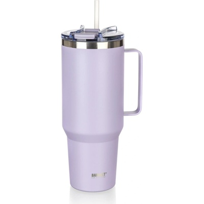 Banquet Termohrnček nerezový s uchom TWAIN 1200 ml lila