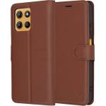 Techsuit Калъф за Motorola Moto G15 / G15 Power - Techsuit - Leather Folio - Кафяв (KF2355659)