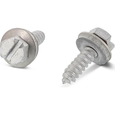 INOX DIN 7976 SZ šroub do plechu se 6HR. hlavou a drážkou + těsnící podložka s gumou, nerez A2 Varianta: DIN 7976 SZ šroub do plechu 6HR. hlava s drážkou, nerez A2 4,2X13 , těsnící podl. s gumou EPDM – Zboží Mobilmania