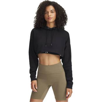 Under Armour Women's Tery Cropped 1/4 Zip Fleece - Black