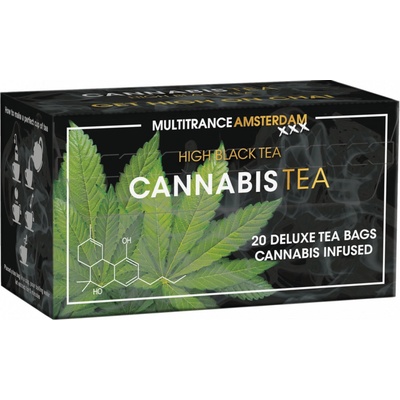 Cannabis Černý čaj High krabička s 20 sáčky
